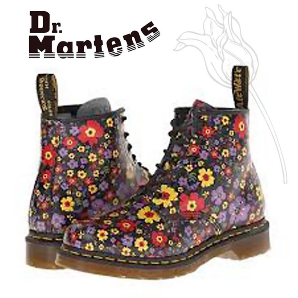 Dr. Martens Floral Boots